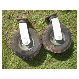 (2) 10 IN CASTERS