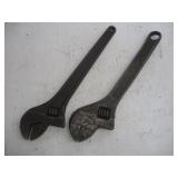(2) 15IN ADJUSTABLE WRENCHES