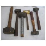 BRASS AND RUBBER MALLETS