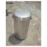 STAINLESS STEEL TRASH CAN 28IN TALL