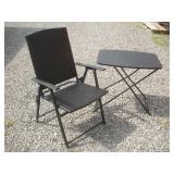PATIO CHAIR AND TABLE