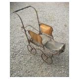 VINTAGE METAL STROLLER