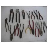 ASSORTED PLIERS AND CUTTERS