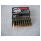 (20) .223 CARTRIDGES 50 GR