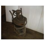 PNEUMATIC OIL PUMP ON WHEELS