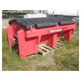 2013 TORNADO V-BOX SALT SPREADER 108X63X44
