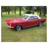 1966 FORD MUSTANG CONVERTIBLE V-8 4 SPEED