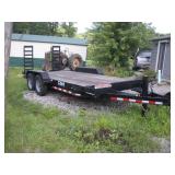 2019 CAM SUPERLINE 18FT DUAL AXEL TRAILER W/