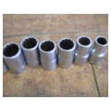 CRAFTSMAN 1/2 IN DRIVE SOCKET SET 7/16 TO 1 1/4