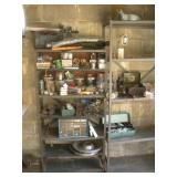 ASSORTED HARDWARE CONTENTS OF SHELVES W/