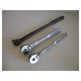 CRAFTSMAN 1/2 IN DRIVE RATCHETS AND BREAKER BAR