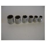 SNAP ON 3/8 DRIVE SOCKET SET 3/8 TO 11/16