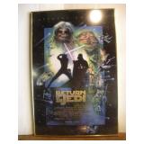 STAR WARS RETURN OF THE JEDI FRAMED PICTURE