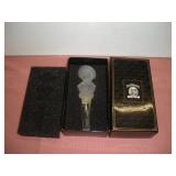 "JACK DANIELS" CRYSTAL BOTTLE STOPPER