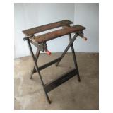 ADJUSTABLE FOLDING WORK STATION