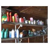 ASSORTED HOUSEHOLD ITEMS CONTENTS OF SHELVES