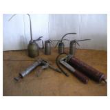 OIL CANS AND GREASE GUNS