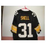 DONNIE SHELL STEELERS JERSEY XL STAINED
