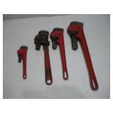 8 - 14 - AND 18 IN PIPE WRENCHES