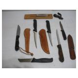 ASSORTED FISH FILLET KNIVES