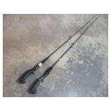 RAY SCOTT AND SHAKESPERE 5 1/2 FT FISHING RODS