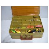 DUAL SIDED TACKLE BOX W/ CONTENTS