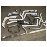 HARLEY DAVIDSON EXHAUST PIPES AND SHIELDS