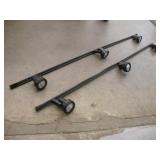 LED TRACK LIGHTING (2) 8 FT SECTIONS W/ 6 LED