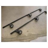 LED TRACK LIGHTING (2) 8 FT SECTIONS W/ 6 LED