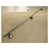 LED TRACK LIGHTING (1) 12 FT SECTION W/ 3 LIGHTS