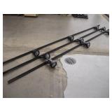 LED TRACK LIGHTING (3) 12FT SECTIONS W/ 9 LED