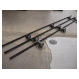 LED TRACK LIGHTING (3) 12FT SECTIONS W/ 9 LED