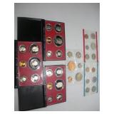 1970S PROOF SETS-- 70-74-77-78-& 79