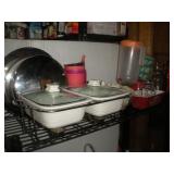 ASSORTED COOKWARE AND KITCHEN ITEMS