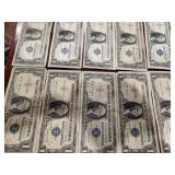 (10) US $1 DOLLAR 1957A SILVER CERTIFICATE BILLLS