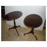 TILT TOP  TABLES 21IN TALL
