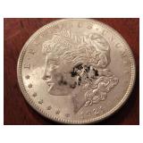 1921 US MORGAN SILVER DOLLAR COIN