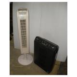 PLASMA WAVE AIR PURIFIER AND VERTICAL FAN W/
