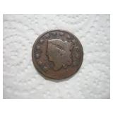 1831 CORONET HEAD LARGE CENT PENNY