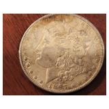 1897 US MORGAN SILVER DOLLAR COIN
