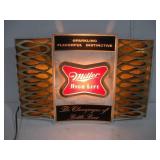 MILLER HIGH LIFE PLASTIC LIGHTED SIGN