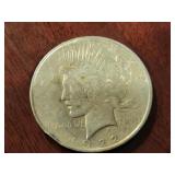1922 US PEACE SILVER DOLLAR COIN