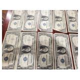 (10) US $1 DOLLAR 1957A SILVER CERTIFICATE BILLLS