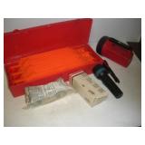 SAFTEY ITEMS - FLARES LIGHTS AND GOGGLES