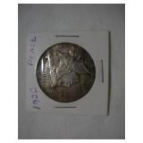 1922 - D - SILVER PEACE DOLLAR
