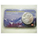 2001 AUSTRAILIAN SILVER 10 KREUZER--