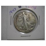 1943 WALKING LIBERTY HALF DOLLAR