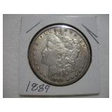 1889 MORGAN SILVER DOLLAR