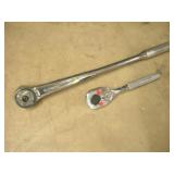 PROTO 3/8 AND WILLIAMS 1/2 IN DRIVE RATCHETS