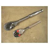 PROTO 3/8 AND HUSKY 1/2 IN DRIVE RATCHETS